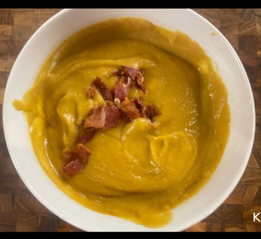 Lentil soup with Yam and Cumin