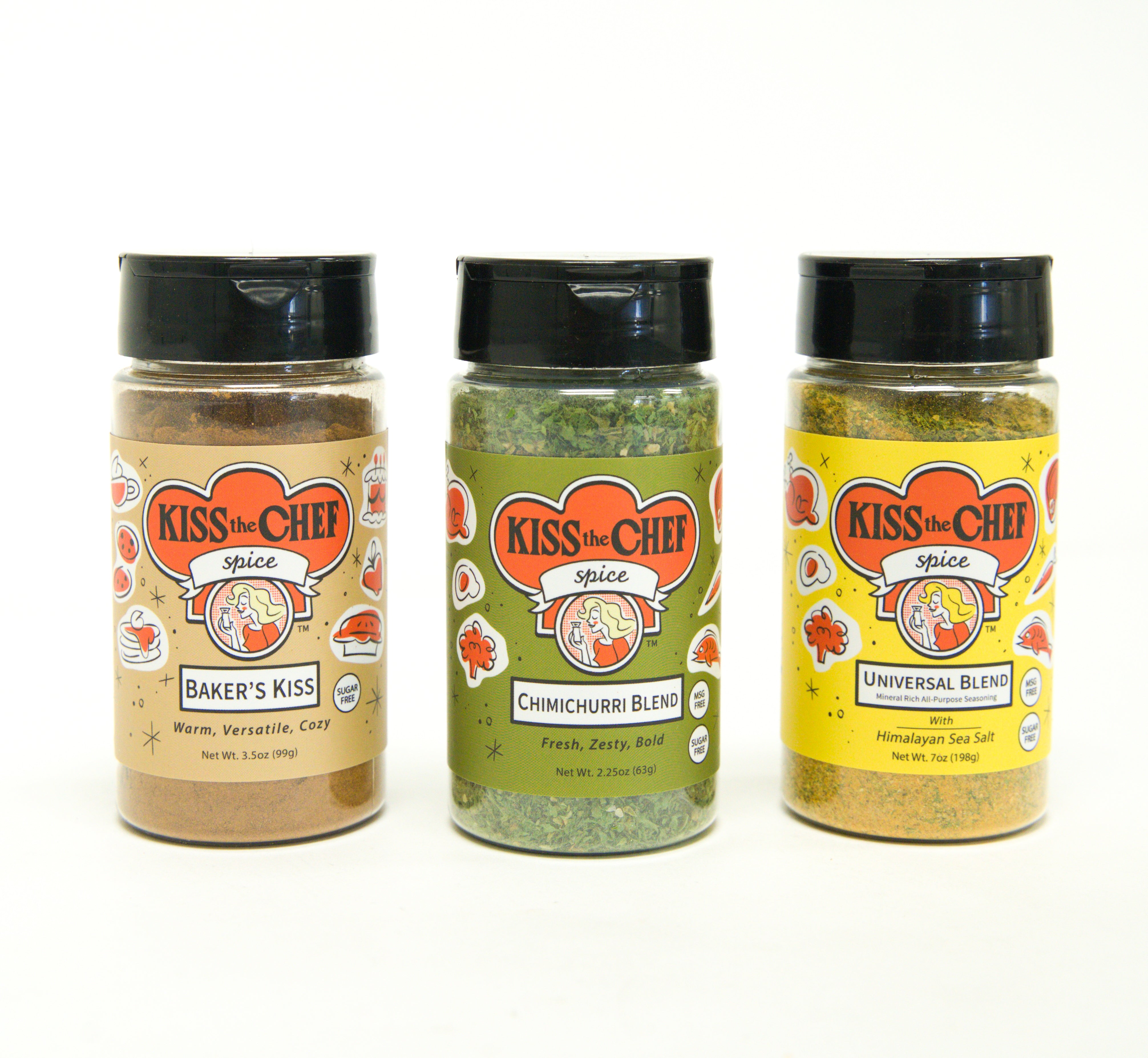 The Essential Spice Trio - Gift Box – Kiss the Chef Spice